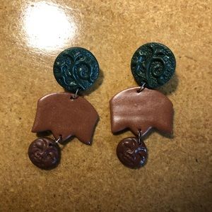 Adorable Stud Clay Earrings